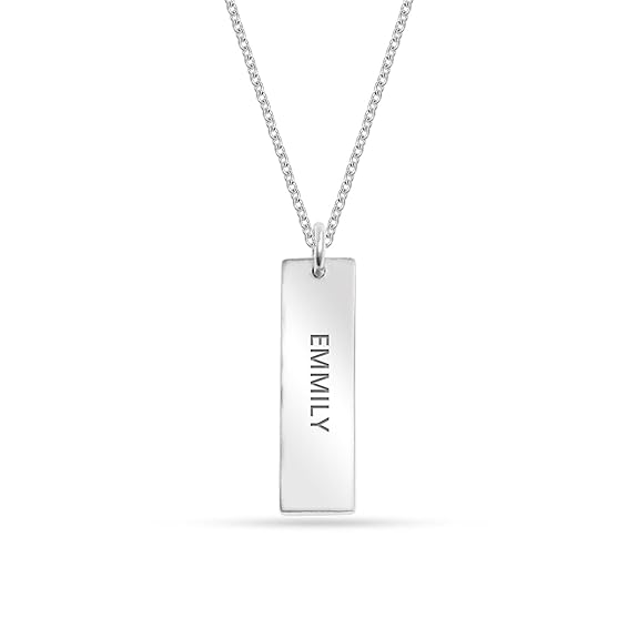 Personalized Eyes Engraved Necklace for Women