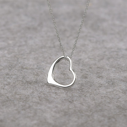 "To An Amazing New Mom" Dangling Heart Necklace, 925 Sterling Silver Mother's Day Gift Card Set