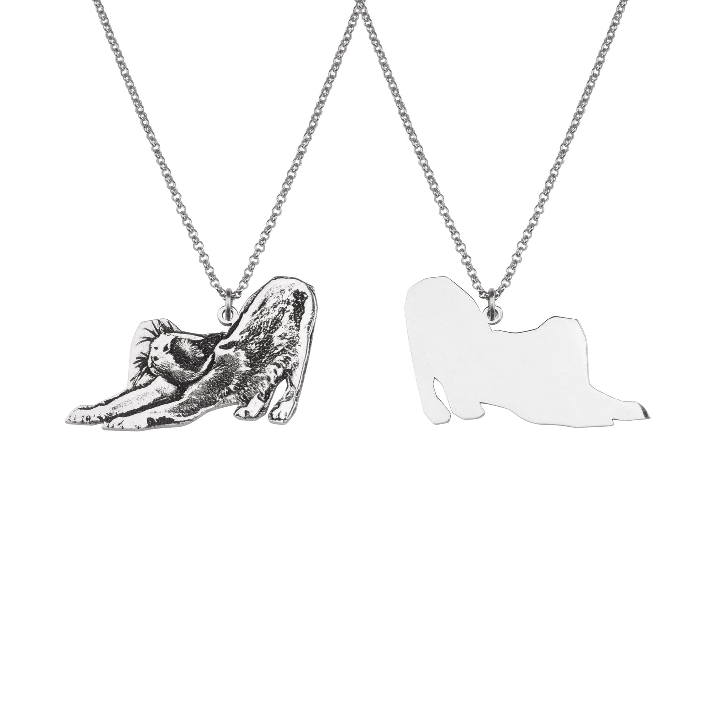 Custom 925 Sterling Silver Pet Picture Necklace