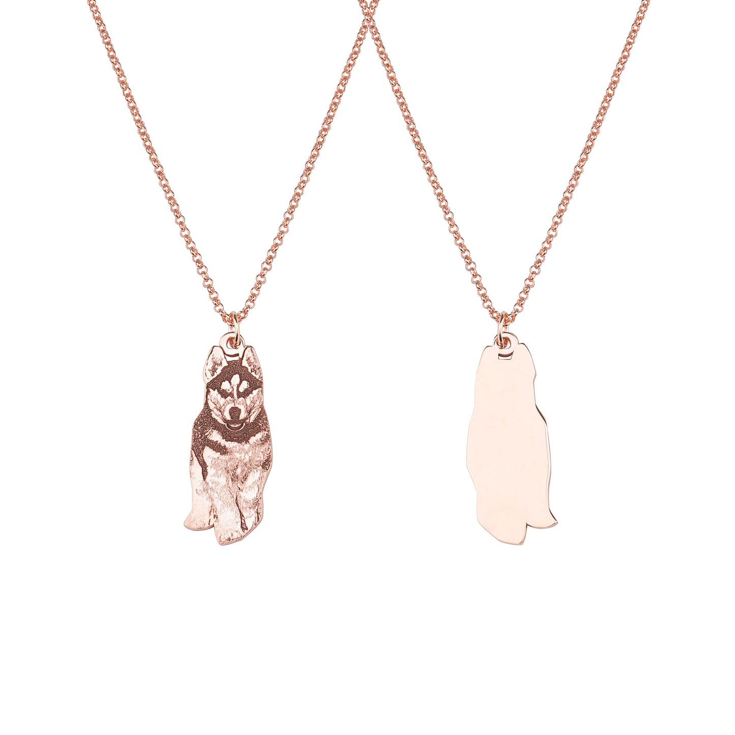 Custom 925 Sterling Silver Pet Picture Necklace