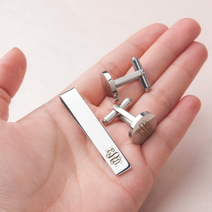 Personalized Name Cufflinks Perfect for groomsmen gifts - Navya Jewels