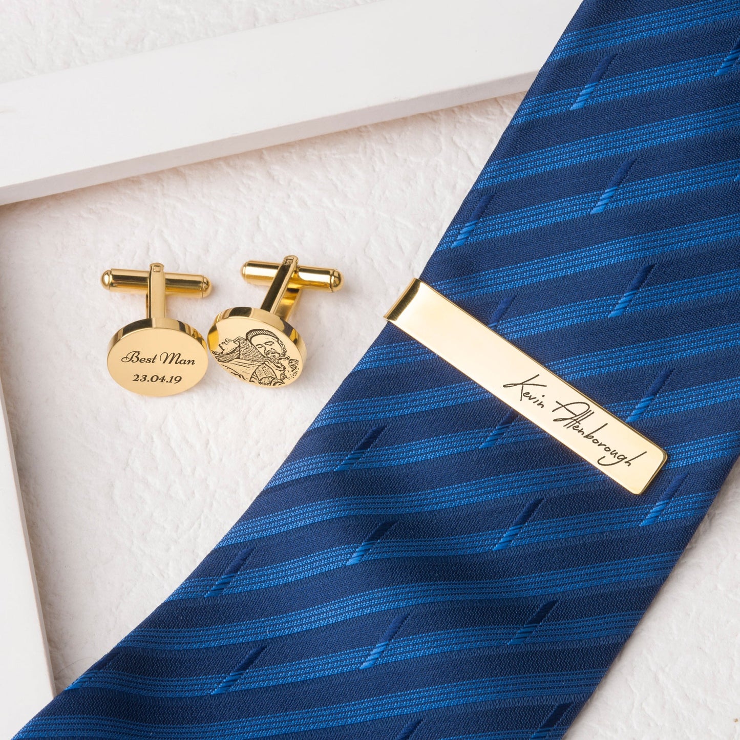 Personalized Name Cufflinks Perfect for groomsmen gifts - Navya Jewels