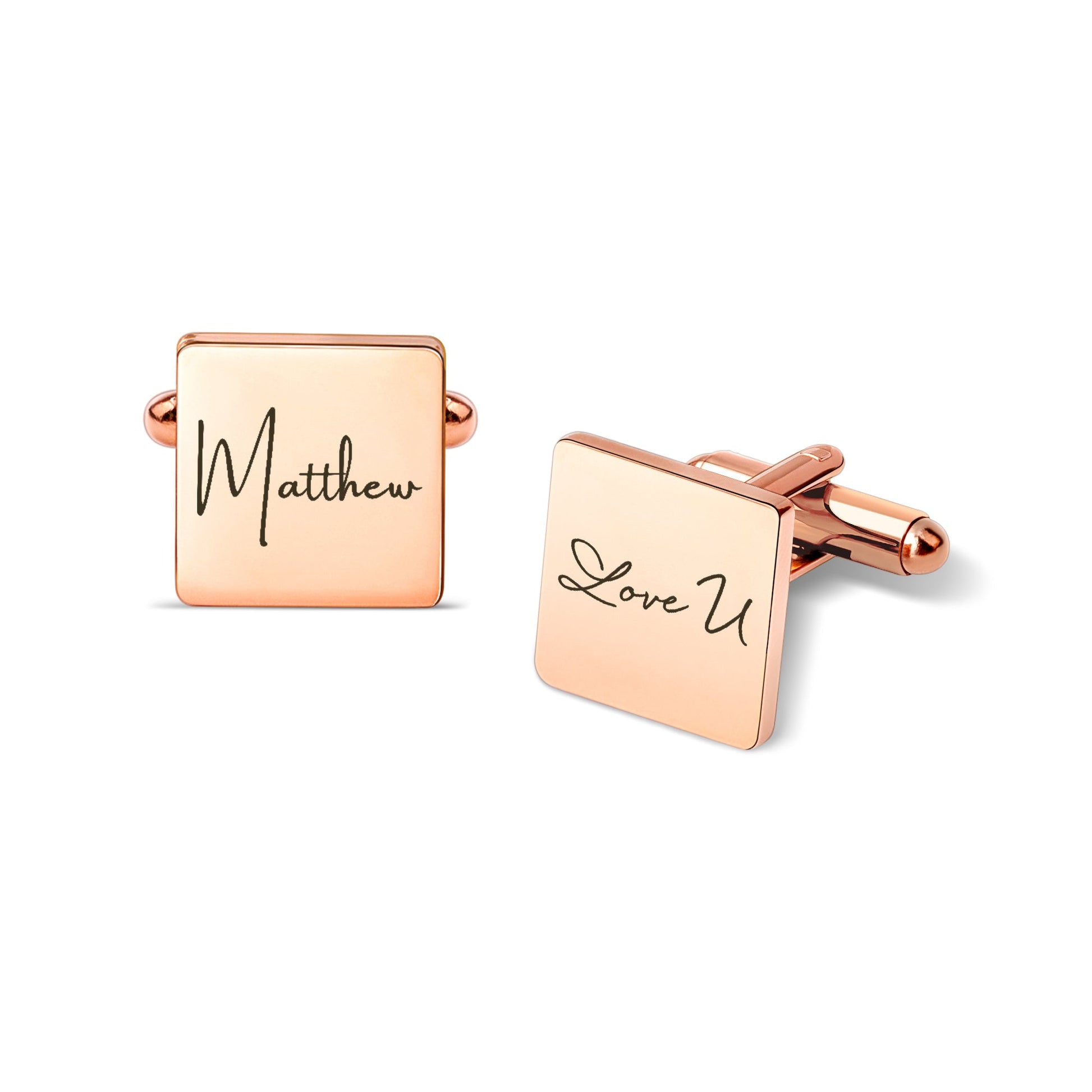 Personalised Finger print engraved cufflink for men Navya Jewels