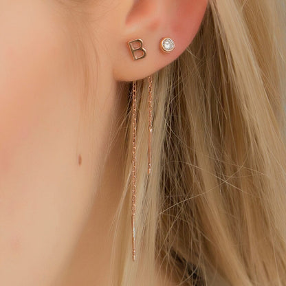 Personalised Threader Earring