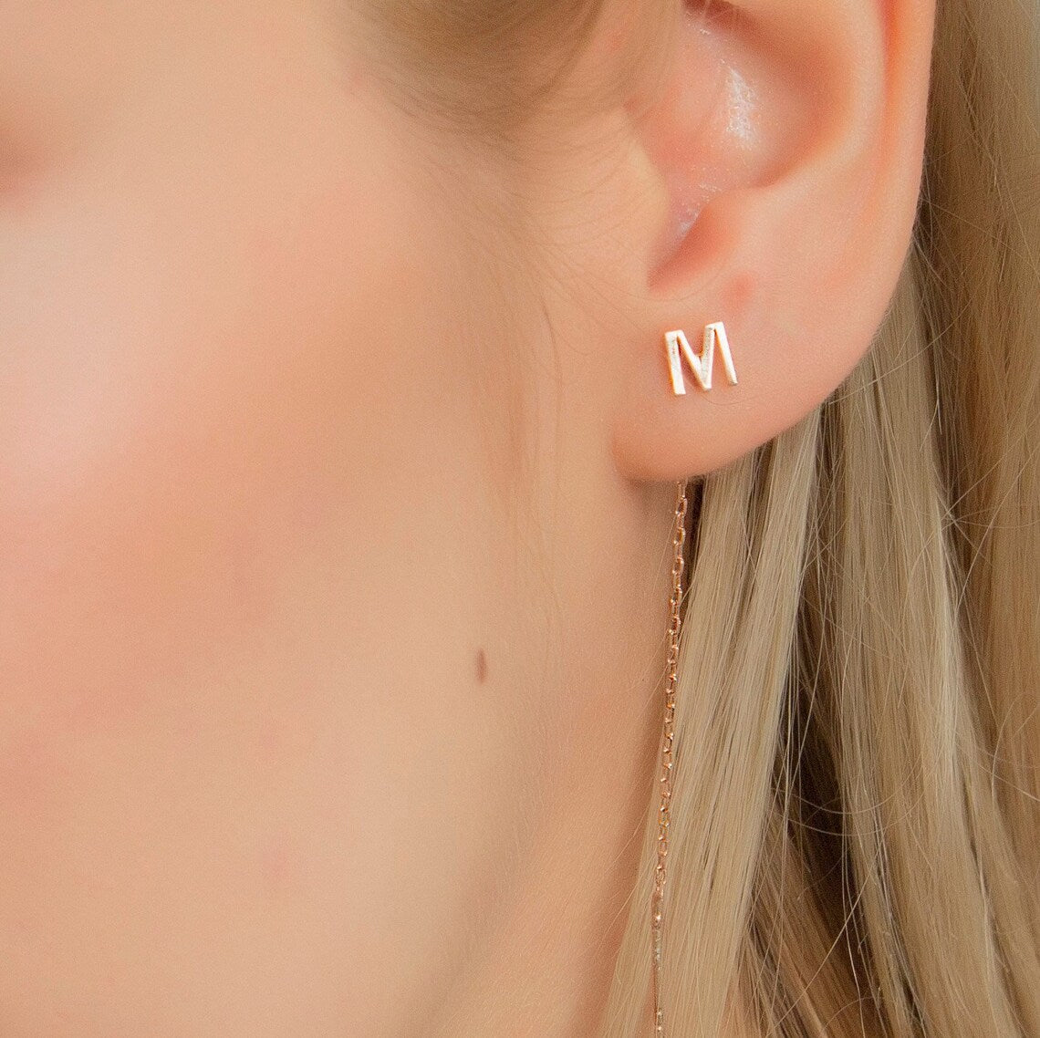 Personalised Threader Earring