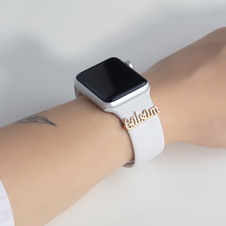 Personalized Name APPLE WATCH Band Charm - LuxuryBring