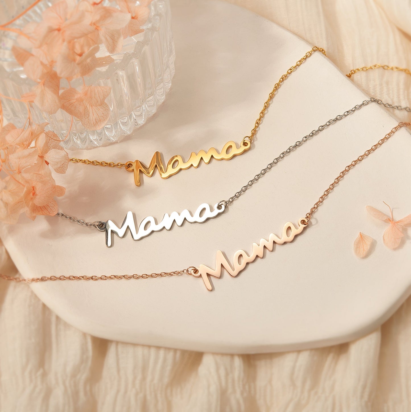 "To my Beautiful Mom" Mama Necklace Gift Set