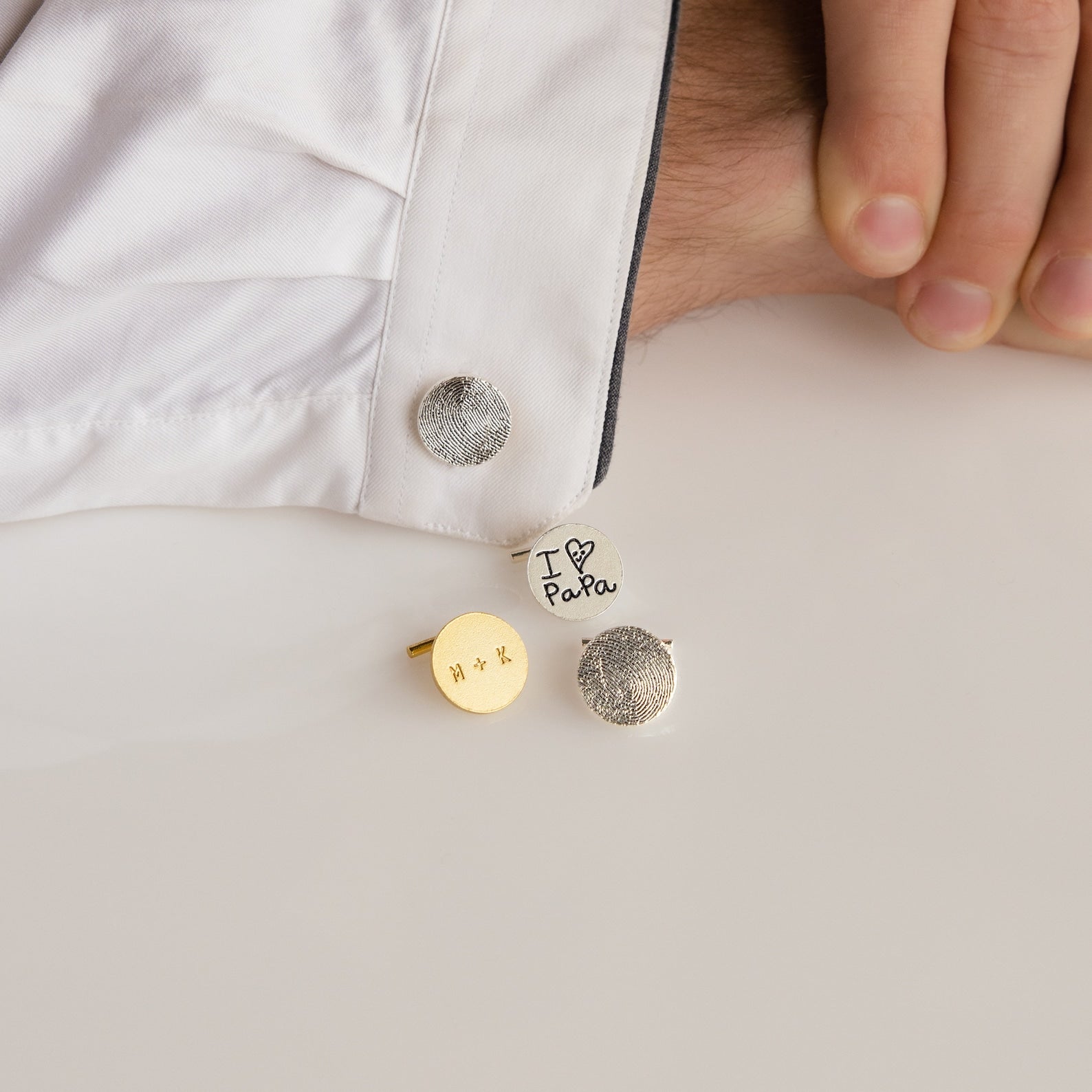 personalized Engraved Cufflinks - Navya Jewels